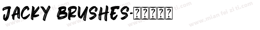 Jacky Brushes字体转换